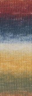 MERINO 150 DÉGRADÉ BLAU/ORANGE/ZIEGEL