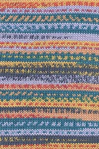 MERINO 120 COLOR GELB/PETROL/ORANGE/FLIEDER