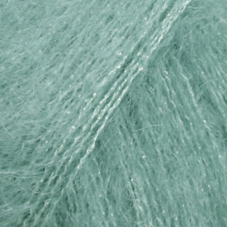 MOHAIR LUXE LAME SILBER - MINT