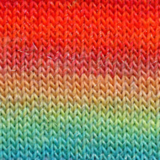 MILLE COLORI SOCKS & LACE LUXE BUNT HELLBLAU/ROT/BRAUN