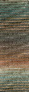 MILLE COLORI SOCKS & LACE LUXE BRAUN/PETROL/TÜRKIS