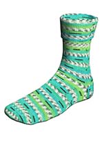 SUPER SOXX COLOR 4-FACH GRÜN 1124 TURQUOISE