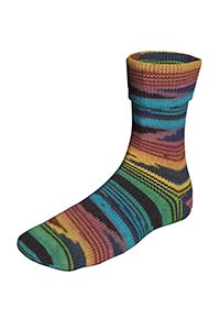SUPER SOXX COLOR 4-FACH GRÜN/GELB/BLAU 1126 AFRICA