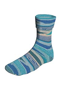 SUPER SOXX COLOR 4-FACH PETROL/ROSA 1128 ARTIC