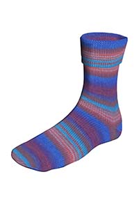 SUPER SOXX COLOR 4-FACH BLAU/ALTROSA 1129 NEUSIEDLER
