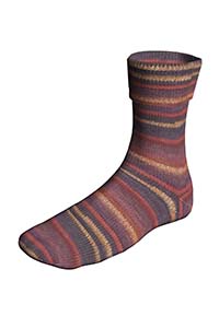 SUPER SOXX COLOR 8-FACH ROT/ORANGE/GRAU 1139 KRUGER