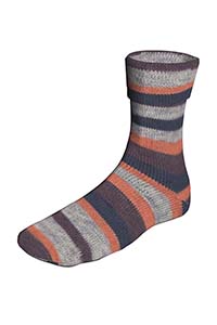SUPER SOXX COLOR 6-FACH/PLY BLAU/LACHS 1131 SICILIA