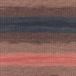 MERINO+ COLOR LACHS/MARINE/BRAUN
